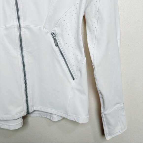 Lululemon Womens Size  6 Sleek Essentials Jacket White - Picture 6 of 16